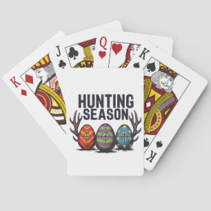 Hunting Season Påsk Hunting Eggs Funny Casinokort