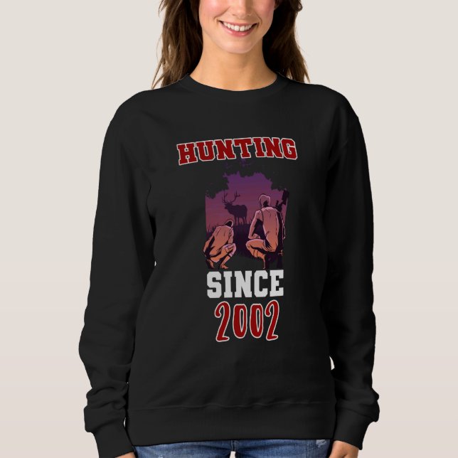 Hunting since 2002 t shirt (Framsida)