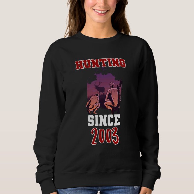 Hunting since 2003 t shirt (Framsida)