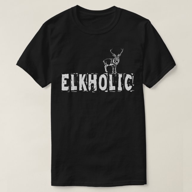 HUNTING T ELKHOLIC T SHIRT (Design framsida)