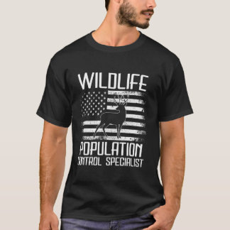 Hunting Tee Wildlife Population Control Spe Funny