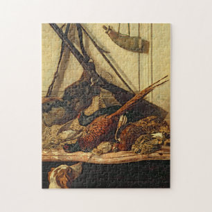 Hunting Trophies Monet Fine Art Pussel