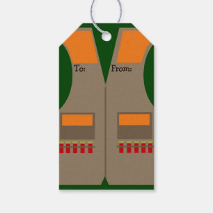 Hunting Vest Presentetikett