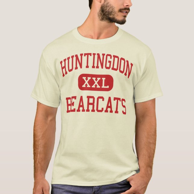 Huntingdon - Bearcats - område - Huntingdon Tee Shirt (Framsida)