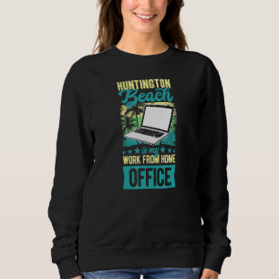 Huntington Beach är mitt arbete hemifrån kontor WF T Shirt
