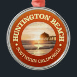 Huntington Beach (C) Julgransprydnad Metall<br><div class="desc">Huntington Beach,  Kalifornien.</div>