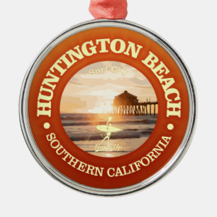 Huntington Beach (C) Julgransprydnad Metall