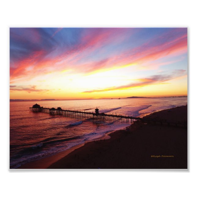 Huntington Beach California Fototryck (Framsidan)