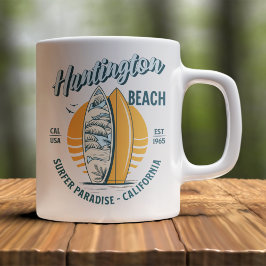 Huntington Beach California Funny California Beach Kaffemugg