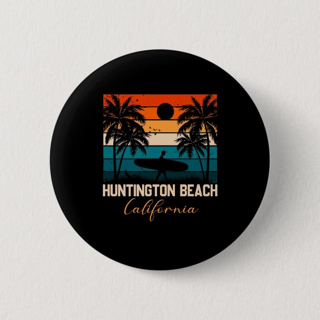 Huntington Beach California Handflatan Vacation Re Knapp (Framsida)