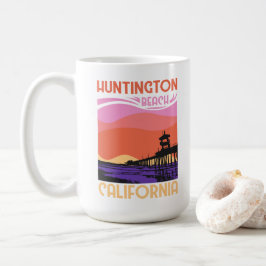 Huntington Beach California Kaffemugg