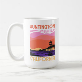 Huntington Beach California Kaffemugg