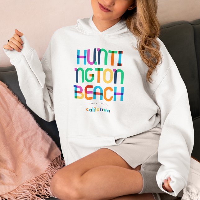 Huntington Beach California Mid Century, Pop Art T Shirt (Skapare uppladdad)