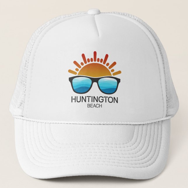 Huntington Beach California Sunglasses Keps (Framsida)