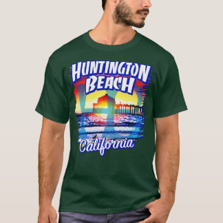 Huntington Beach California Surfa City CA sunset b T Shirt