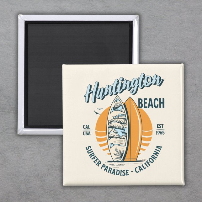 Huntington Beach California Surfer Paradise Magnet (Skapare uppladdad)