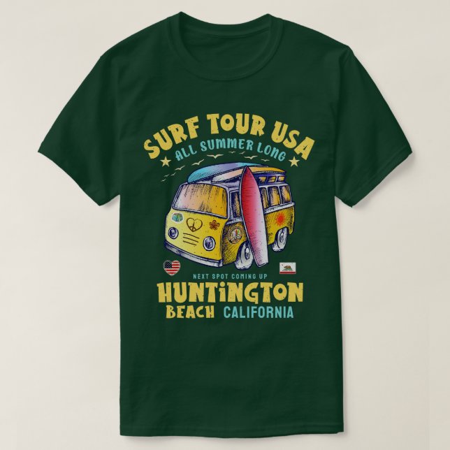 Huntington Beach California T Shirt (Design framsida)