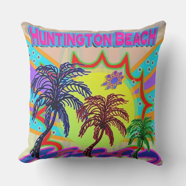 Huntington Beach EExternal Pillow Kudde (Framsida)