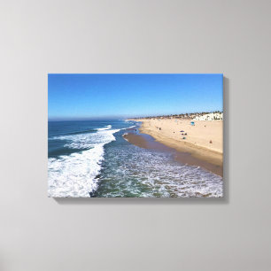 Huntington Beach, Kalifornien Canvastryck