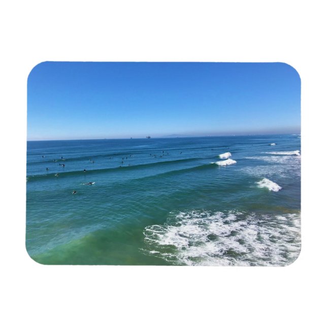 Huntington Beach, Kalifornien Magnet (Horisontell)