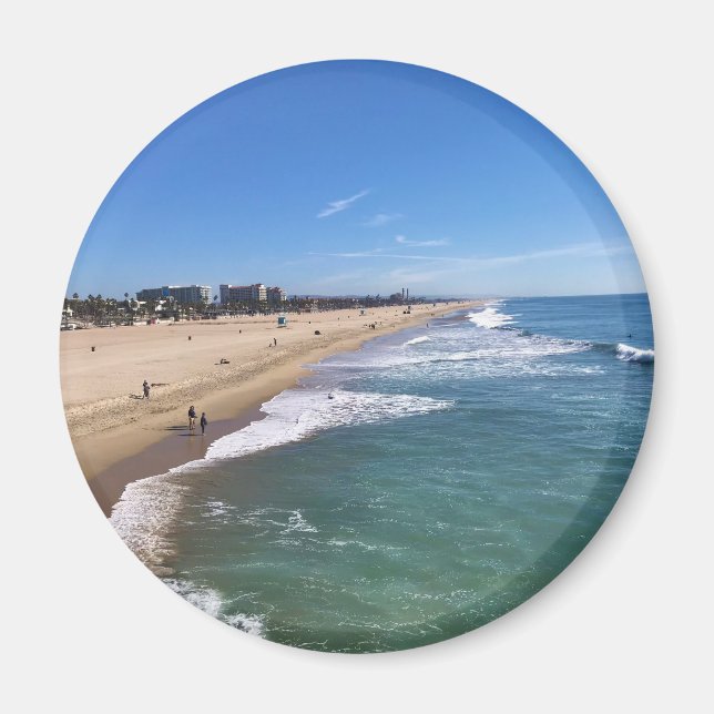 Huntington Beach, Kalifornien Magnet (Framsidan)