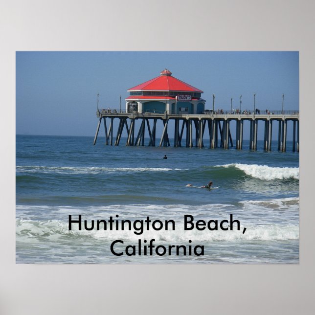Huntington Beach, Kalifornien Poster (Framsidan)