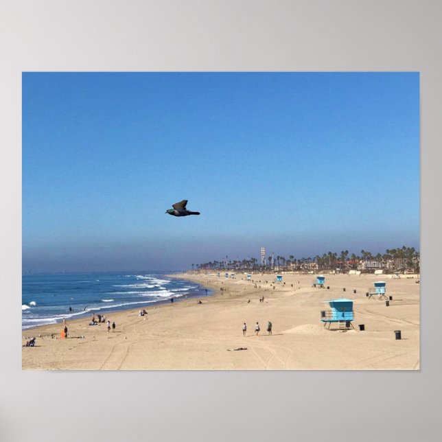Huntington Beach, Kalifornien Poster (Framsidan)
