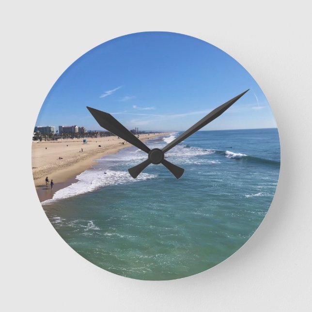 Huntington Beach, Kalifornien Rund Klocka (Framsida)