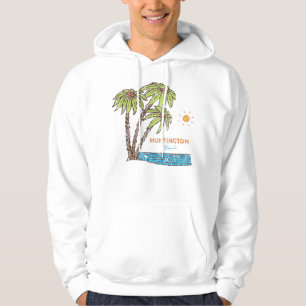 Huntington Beach, Kalifornien Surfing Vi Hoodie