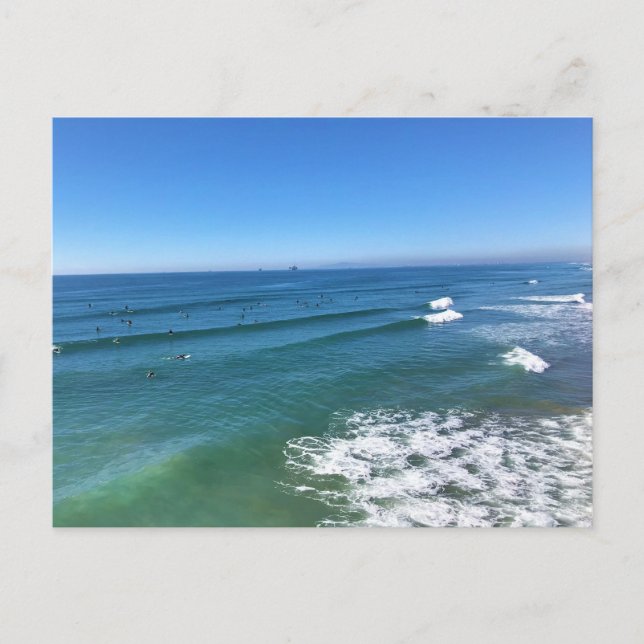 Huntington Beach, Kalifornien Vykort (Framsida)