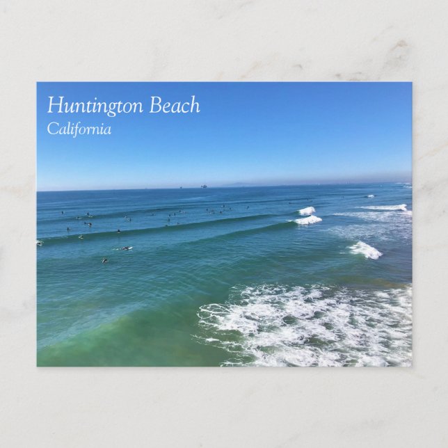 Huntington Beach, Kalifornien Vykort (Framsida)