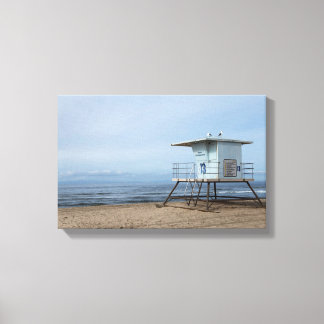 Huntington Beach Lifeguard Post 13 Canvastryck