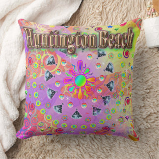 Huntington Beach Lucky Golden Pillow Kudde