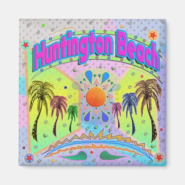 Huntington Beach Lugn Desire Magnet (Framsidan)