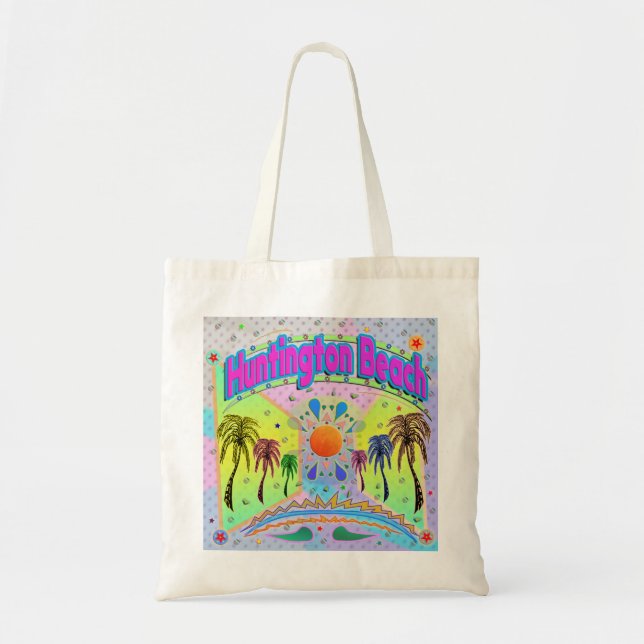 Huntington Beach Lugn Desire Tote Bag Tygkasse (Framsidan)