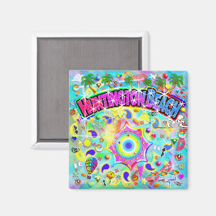 Huntington Beach Mystic Dans Magnet