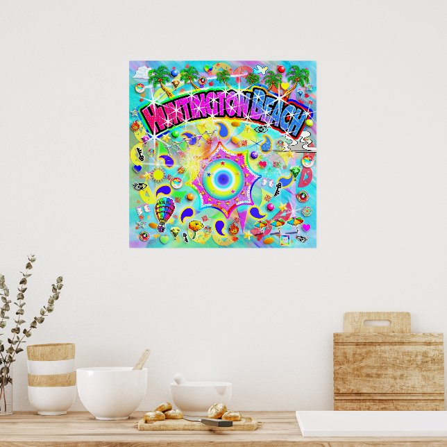 Huntington Beach Mystic Dans Poster (Kök)