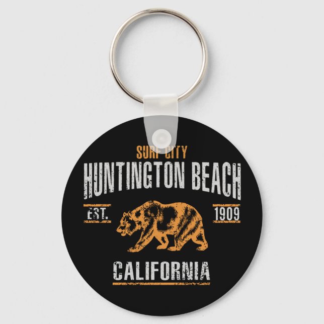 Huntington Beach Nyckelring (Framsida)