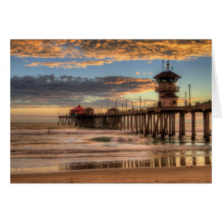 Huntington Beach Pier Hälsningskort