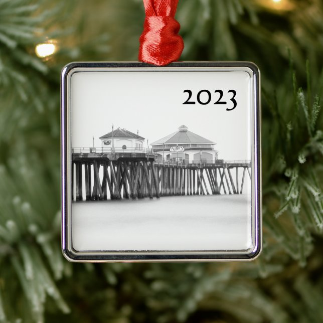 Huntington Beach Pier Julgransprydnad Metall (Träd)