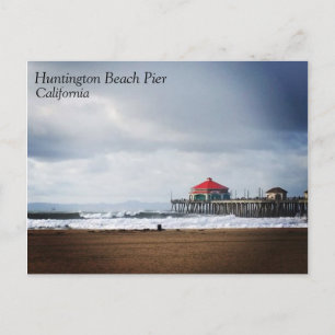 Huntington Beach Pier, Kalifornien Vykort