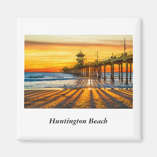 Huntington Beach Pier Magnet (Framsidan)