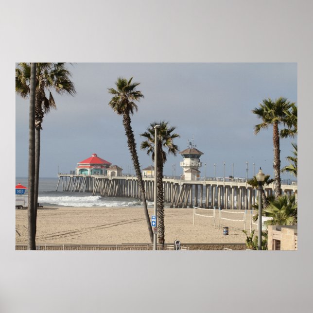 HUNTINGTON BEACH PIER POSTER (Framsidan)