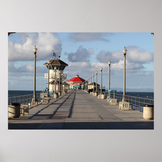 Huntington Beach Pier Poster (Framsidan)
