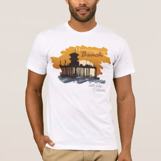 Huntington Beach Pier Sunset - Surfa City Tee