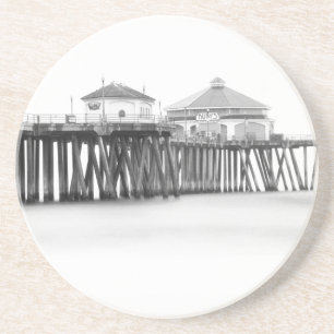 Huntington Beach Pier Underlägg Sandsten
