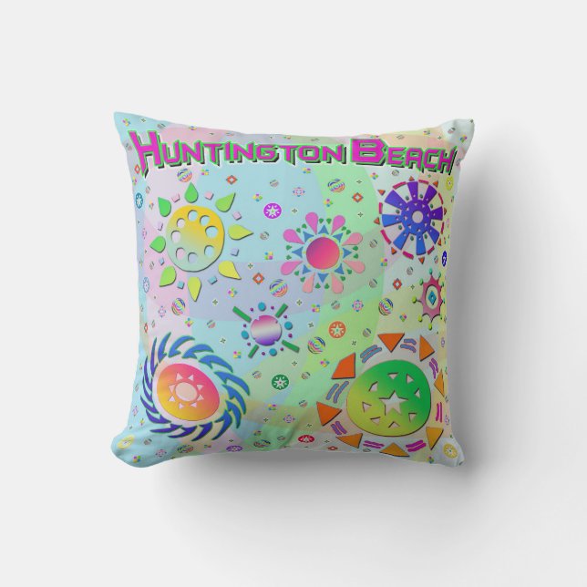 Huntington Beach Seven Sol & Energy Pillow Kudde (Framsida)