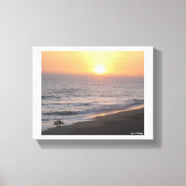 Huntington Beach "Surf City" Canvastryck