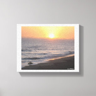 Huntington Beach "Surf City" Canvastryck