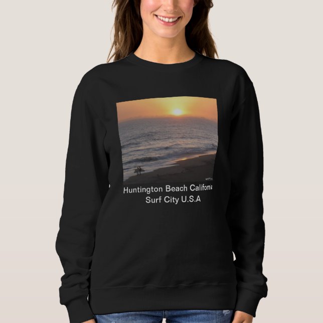 Huntington Beach "Surf City" T Shirt (Framsida)